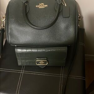 Coach Dark Green Handbag